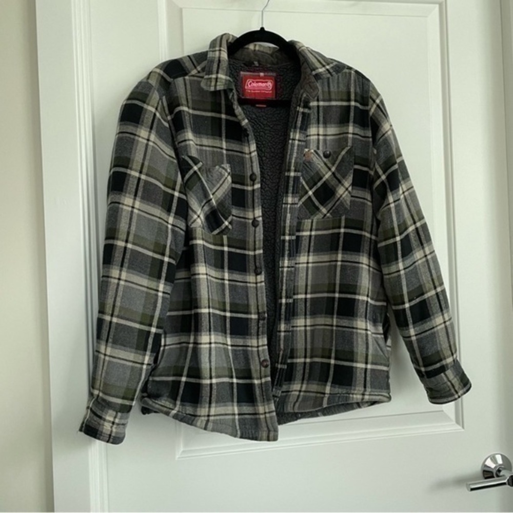 Coleman || Sherpa-Lined Button-Down Flannel